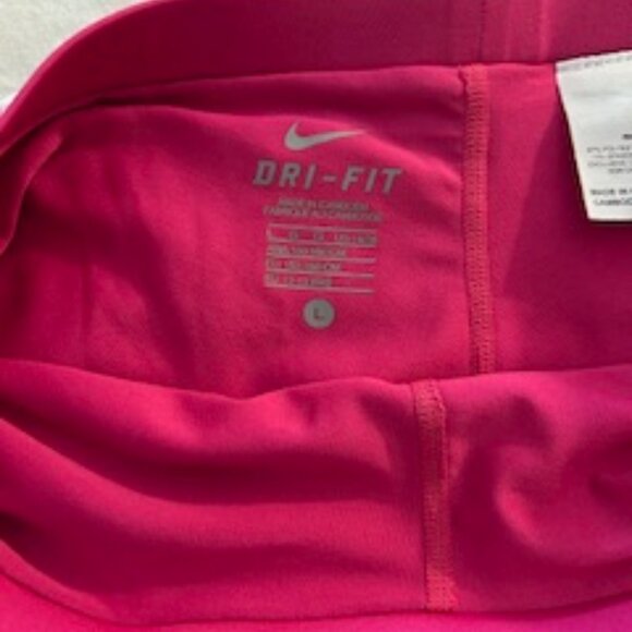 Girls White Tennis Skirt with Pink - Picture 3 of 3